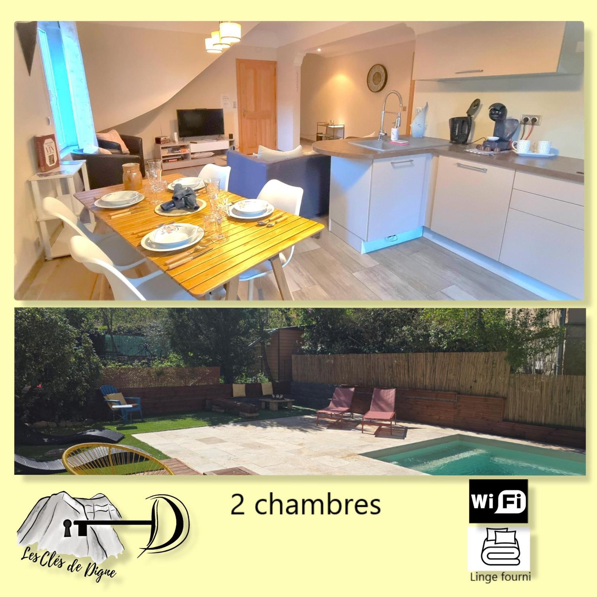 Appartement T3 Avec Piscine Digne-les-Bains
